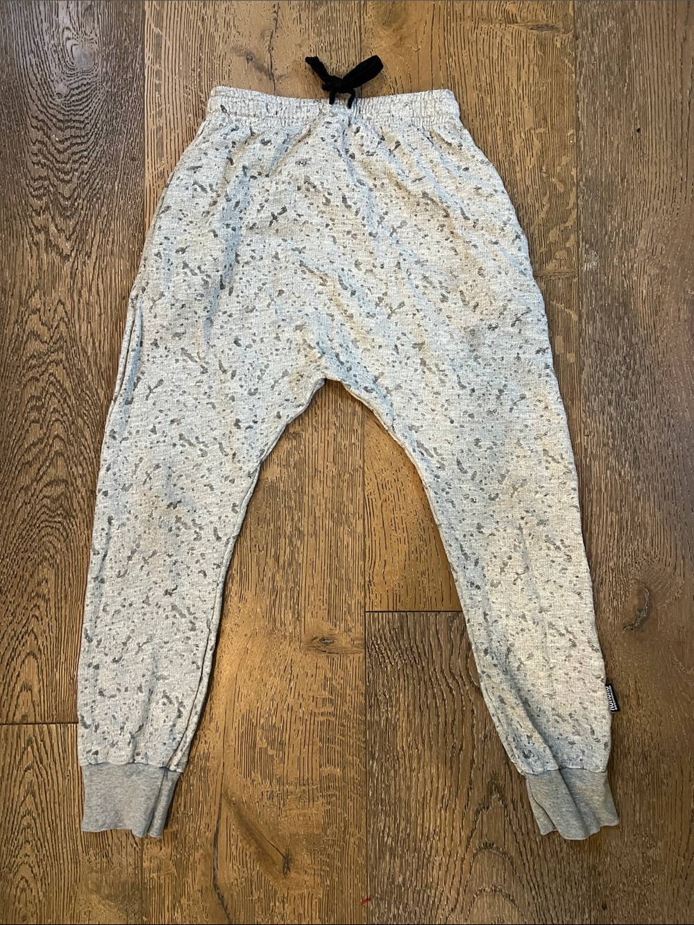 Nununu Heather Gray Speckled Jogger Pants - Lightweight Comfort